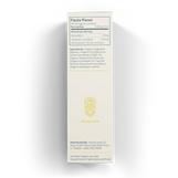 Detailed nutritional information for HempLucid 20mg CBD water soluble mint tincture, featuring organic ingredients and natural flavors.