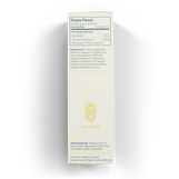 Detailed nutritional information for HempLucid 45mg CBD water soluble mint tincture, featuring organic ingredients and natural flavors.