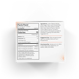 Nutritional and ingredient facts panel for HempLucid Delta-8 THC Watermelon Flavored Gummy Cubes, showing calories, ingredients, and suggested use.