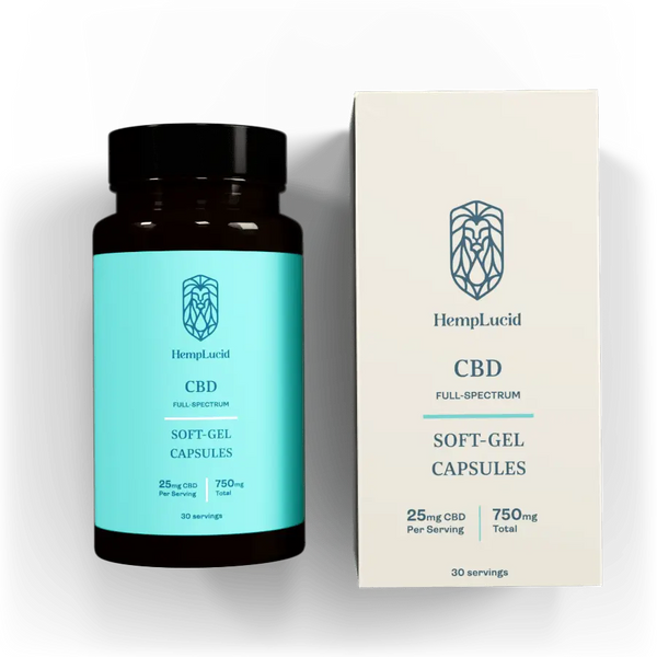General Wellness | Full-Spectrum CBD Soft-Gels | HempLucid