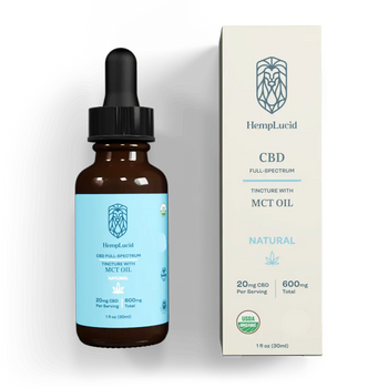 Organic Full-Spectrum CBD in MCT Oil - Natural Flavor