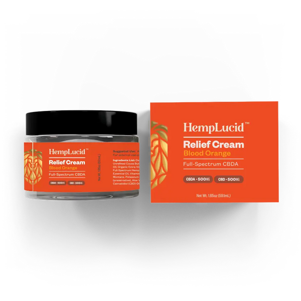 Muscle & Joint Relief | CBDA Topical Body Cream | HempLucid