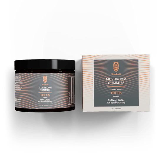 Focus Hemp & Mushroom Gummies - Grape